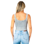 Vintage Chevron Crop Tank - Denny's