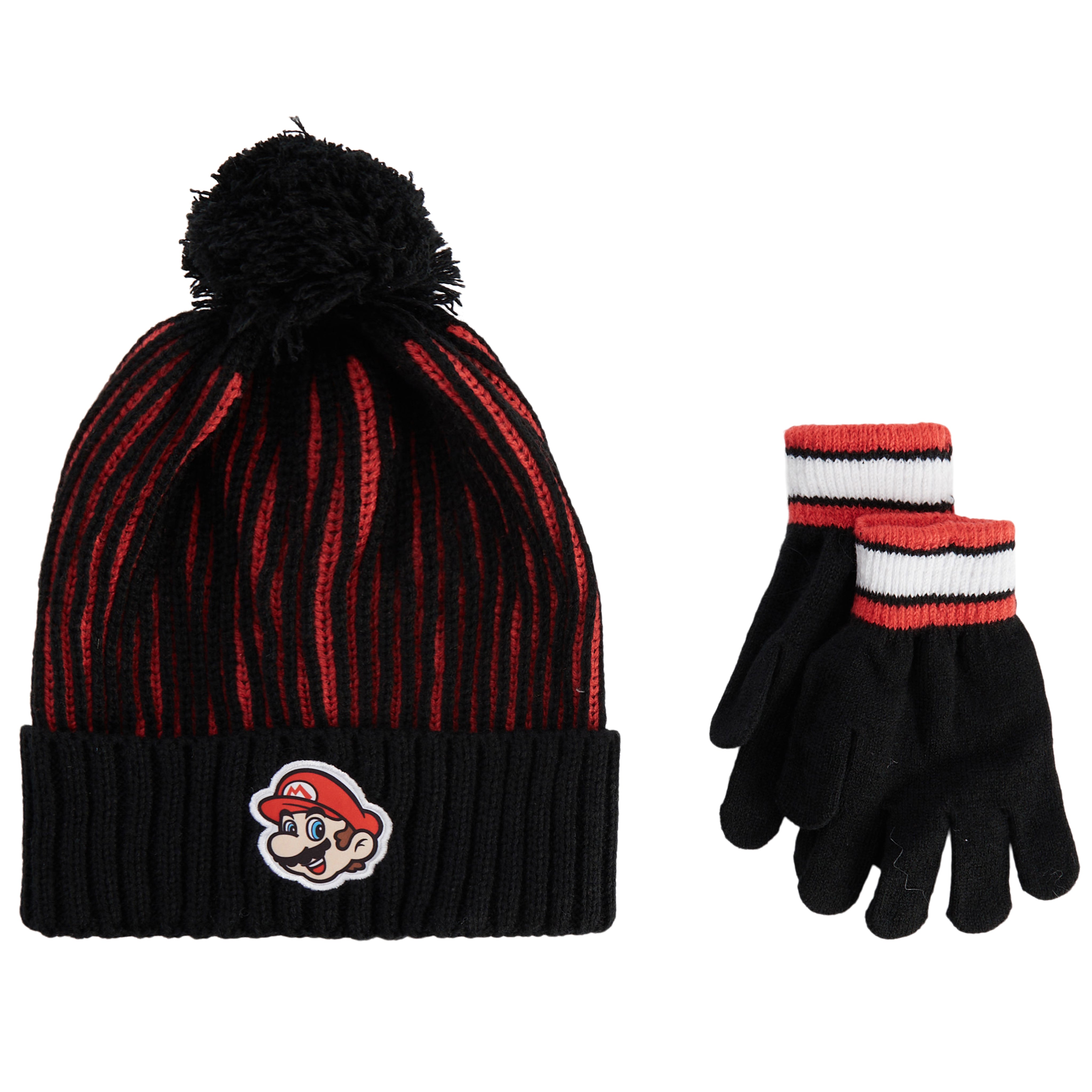 Mario Bros Hat& Glove Set - Denny's