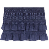 Solid Layered Mini Skirt