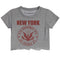 NY Broadway & Prince St Crop Tee - Denny's