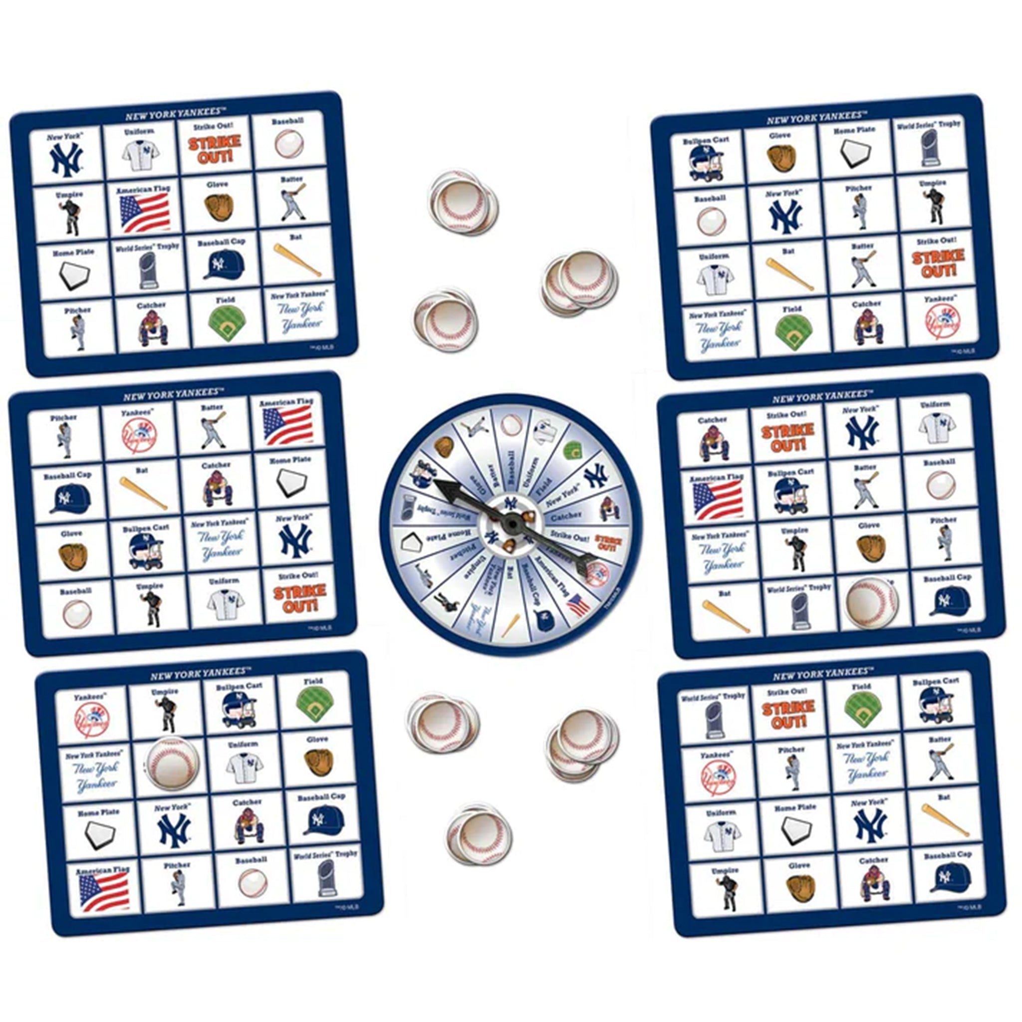 Yankees Team Bingo - Denny's