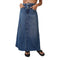 Come As You Are Denim Maxi Skirt - Denny's