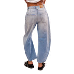Good Luck Mid Rise Barrel Jean - Denny's