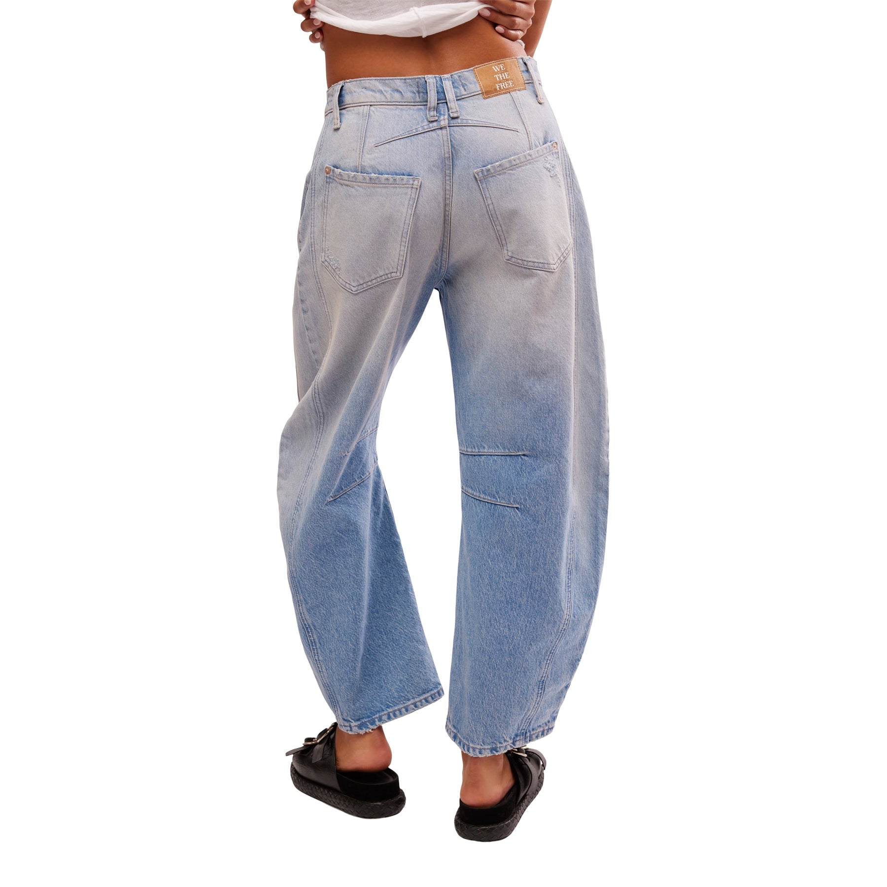 Good Luck Mid Rise Barrel Jean - Denny's
