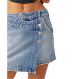 Wynne Denim Mini Skirt - Denny's