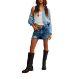 Now Or Never Denim Short - Denny's