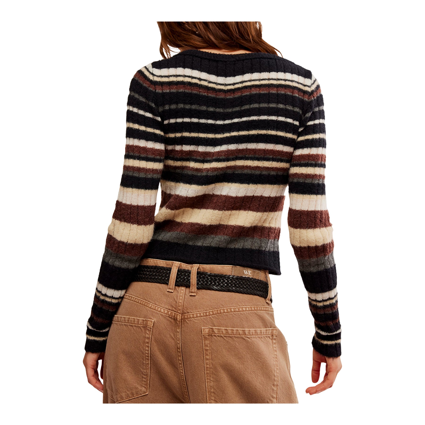 Lumen Stripe Crew Sweater - Denny's