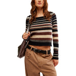 Lumen Stripe Crew Sweater - Denny's