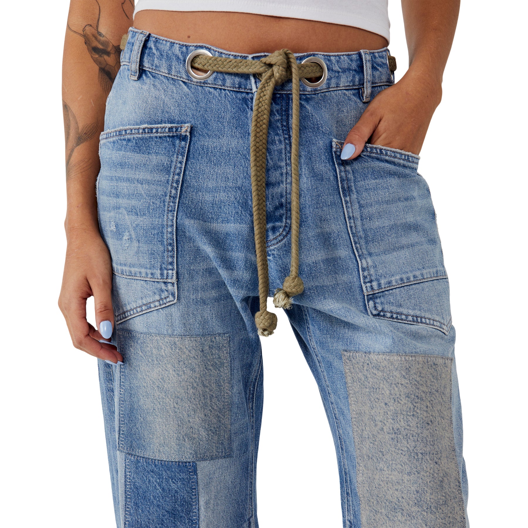 Moxie Low Slung Barrel Jean - Denny's