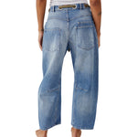 Moxie Low Slung Barrel Jean - Denny's