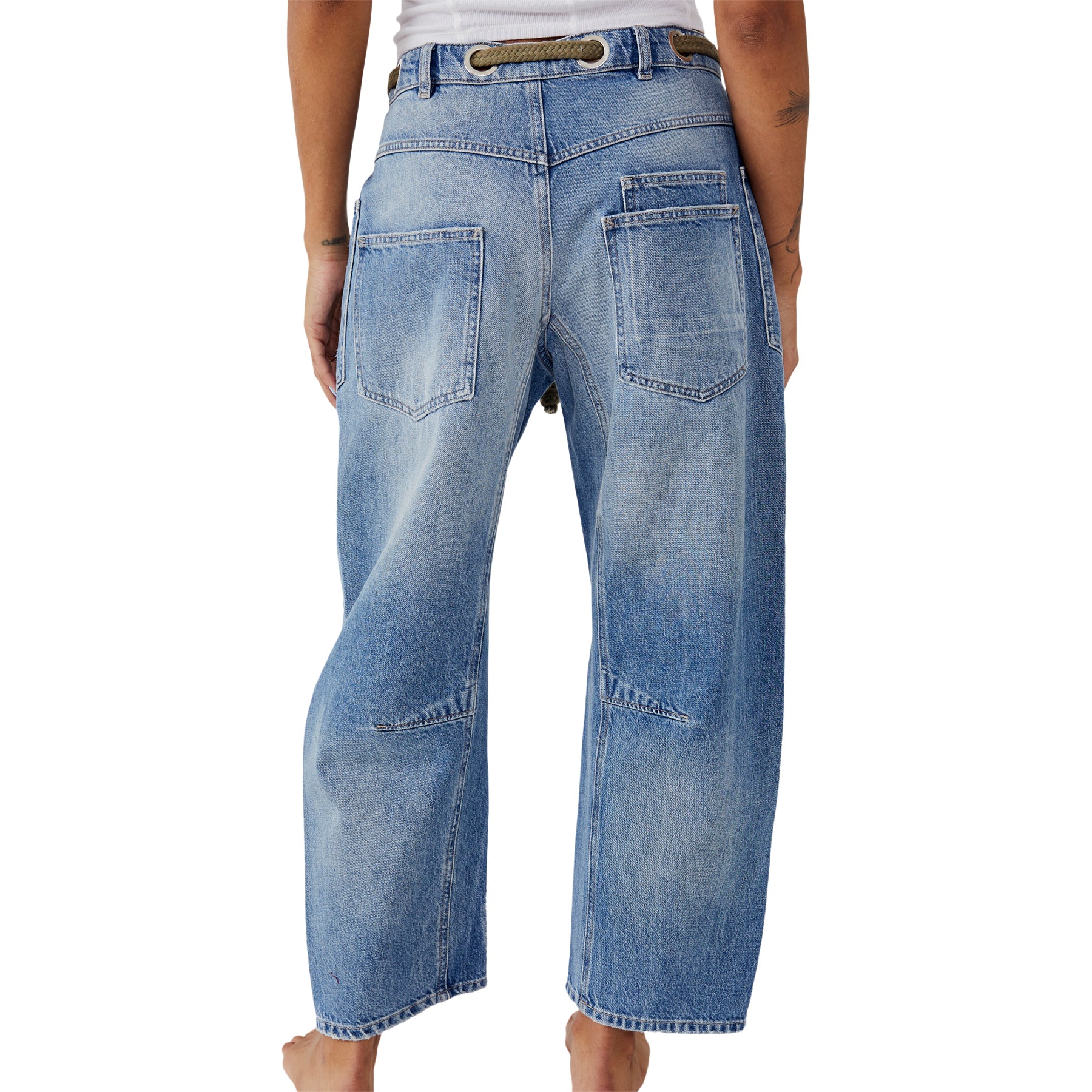 Moxie Low Slung Barrel Jean - Denny's
