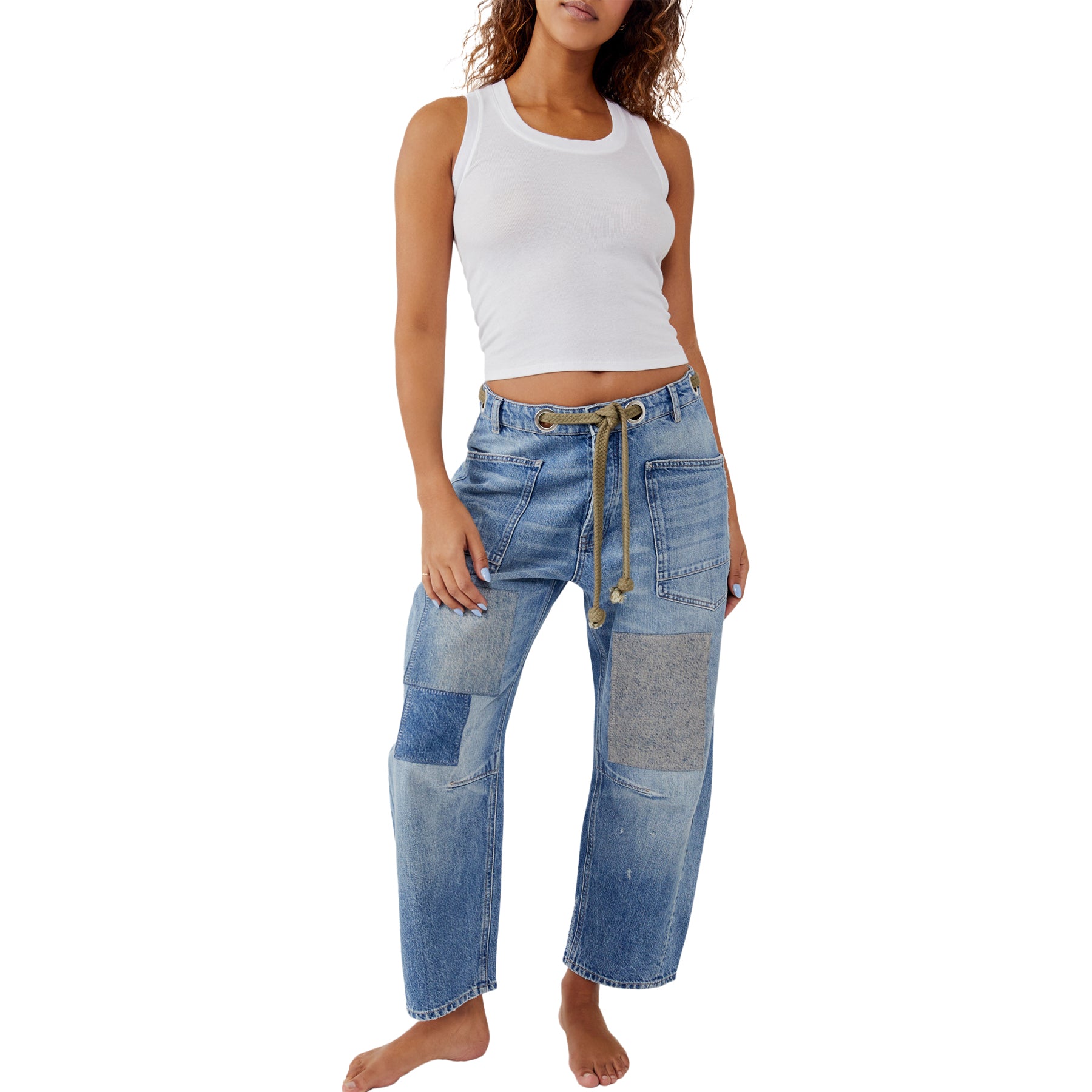Moxie Low Slung Barrel Jean - Denny's