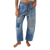 Moxie Low Slung Barrel Jean - Denny's