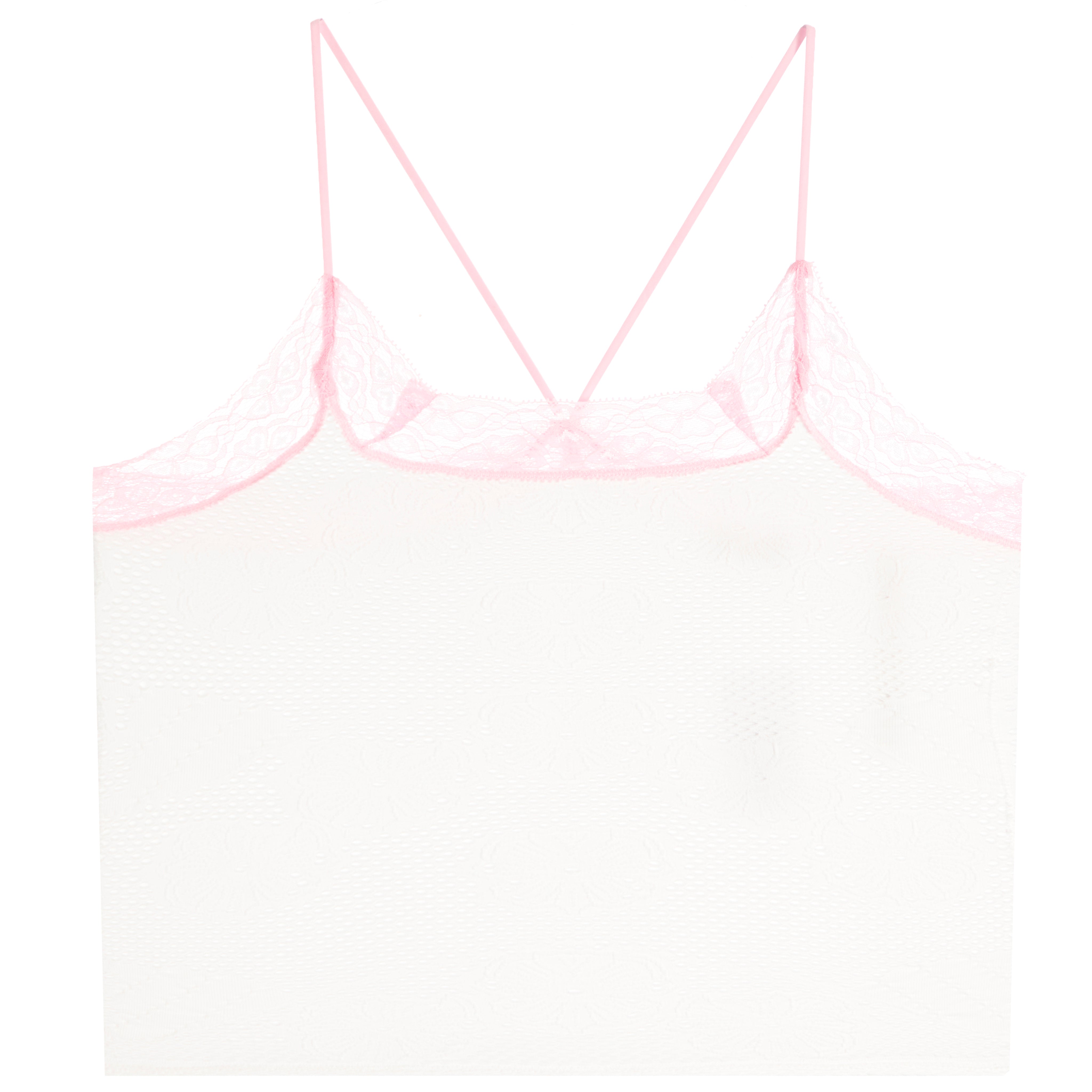 Jules Lace Trim Seamless Tank - Denny's