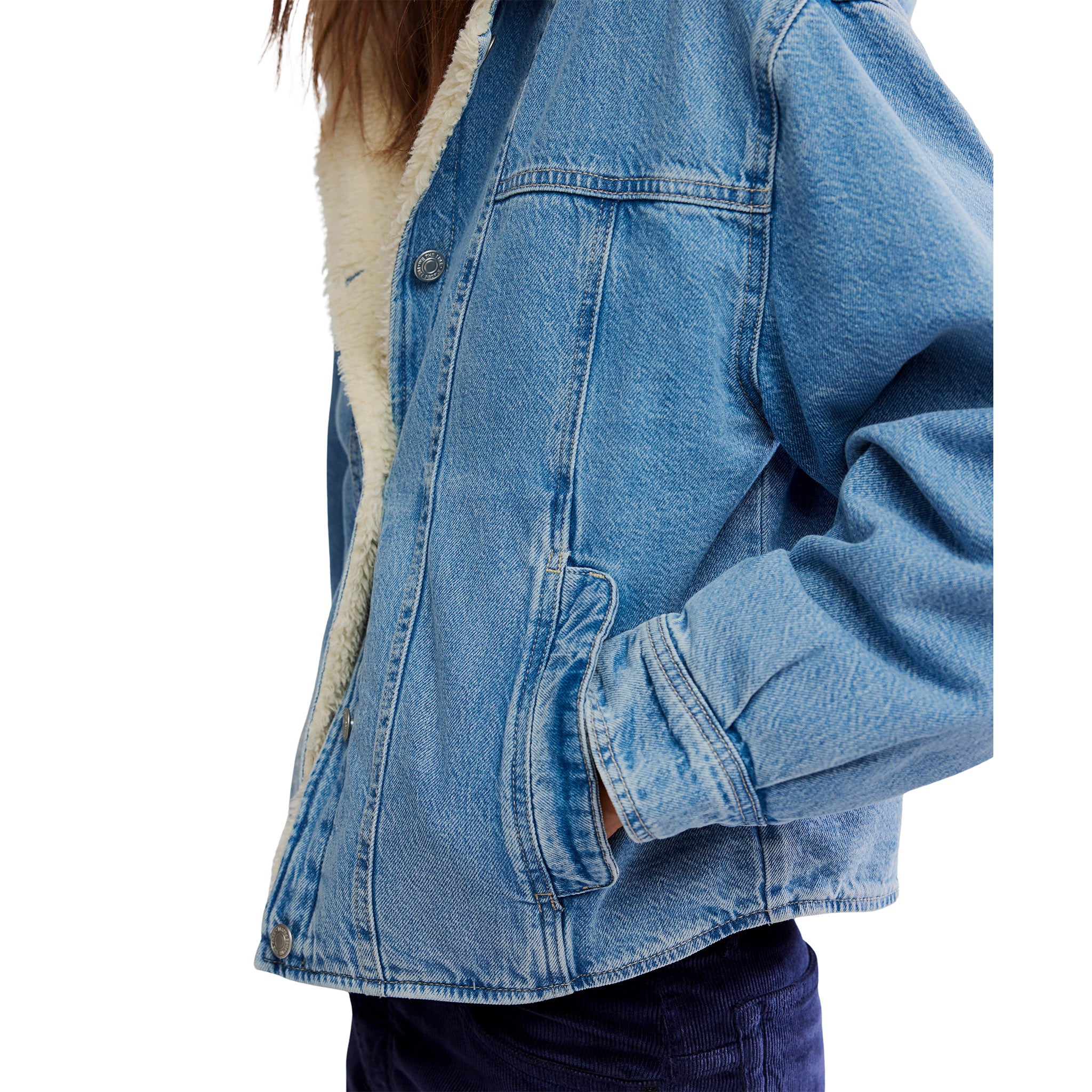 Asher Cozy Denim Jacket - Denny's