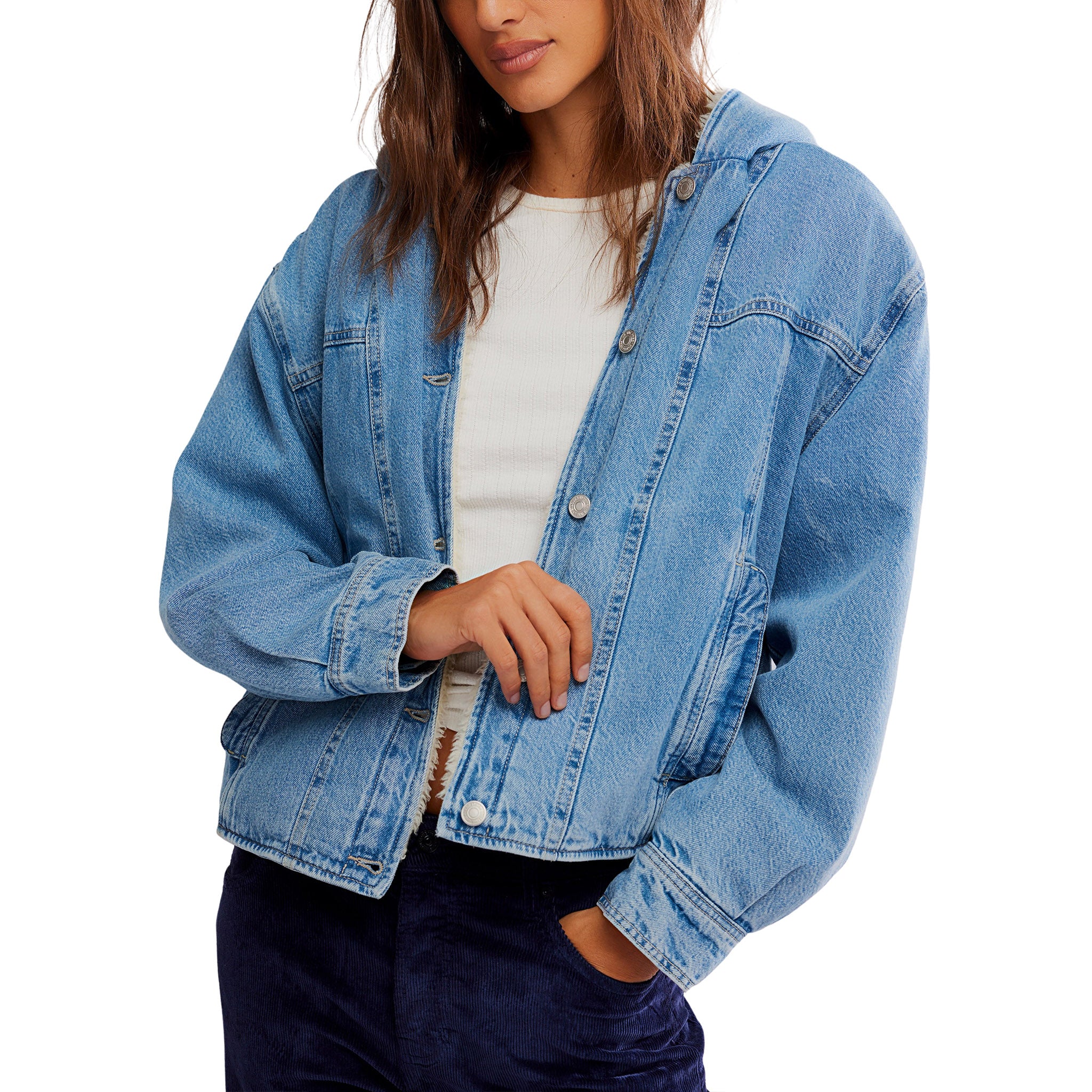 Asher Cozy Denim Jacket - Denny's