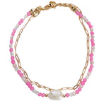Pearl Pink Double Bracelet - Denny's