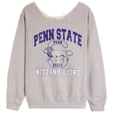 Penn Mascot Off Shoulder Sweatshirt