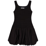 Olive Smock Bubble Dress - Denny's