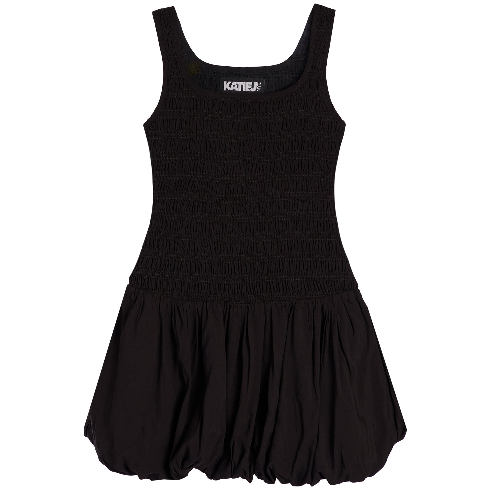 Olive Smock Bubble Dress - Denny's