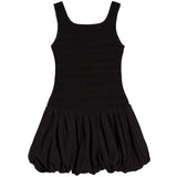Olive Smock Bubble Dress - Denny's