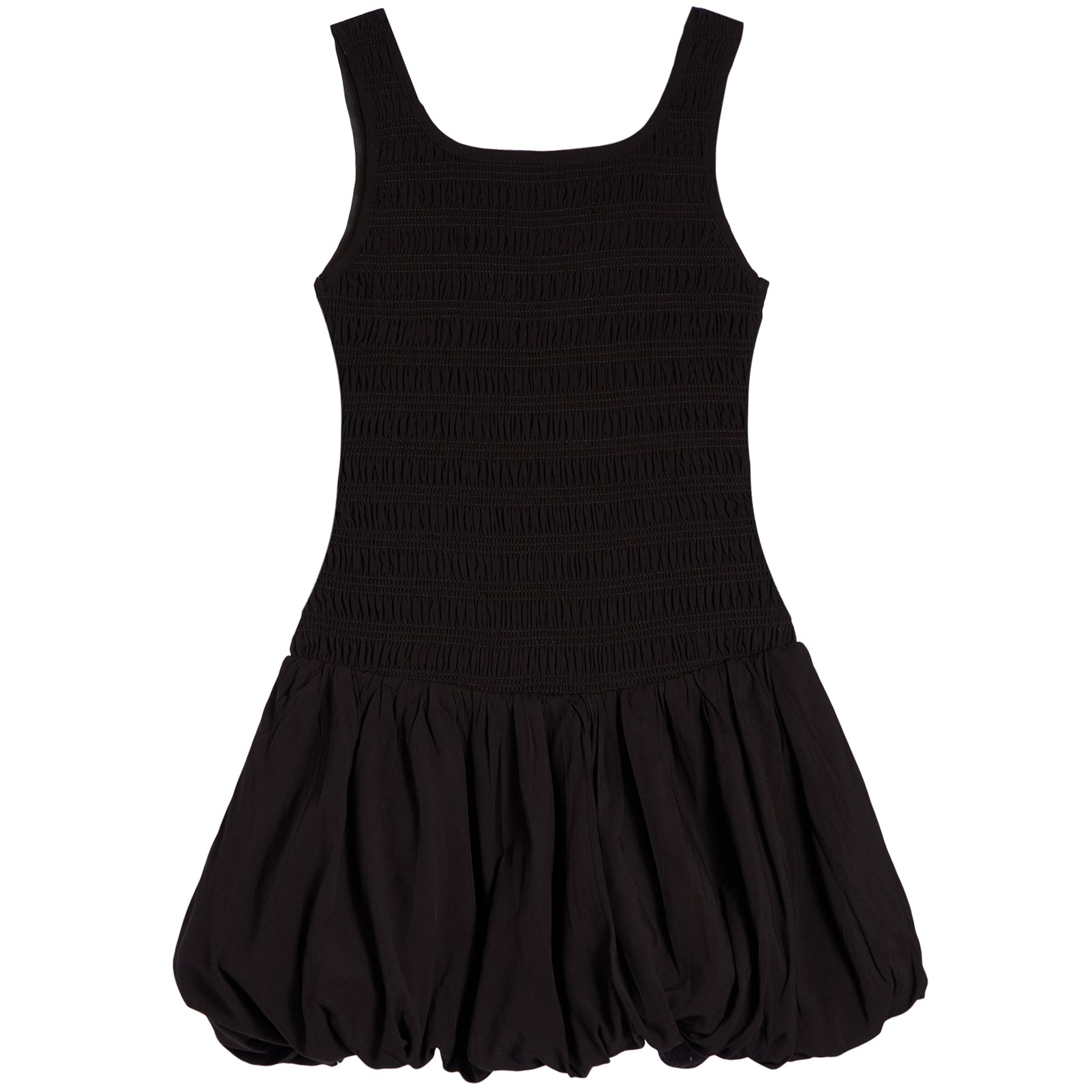 Olive Smock Bubble Dress - Denny's