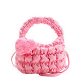Heart Charm Scrunch Handbag - Denny's