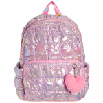 Large Scrunch Metallic Large Backpack - Denny's