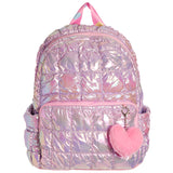 Large Scrunch Metallic Large Backpack - Denny's