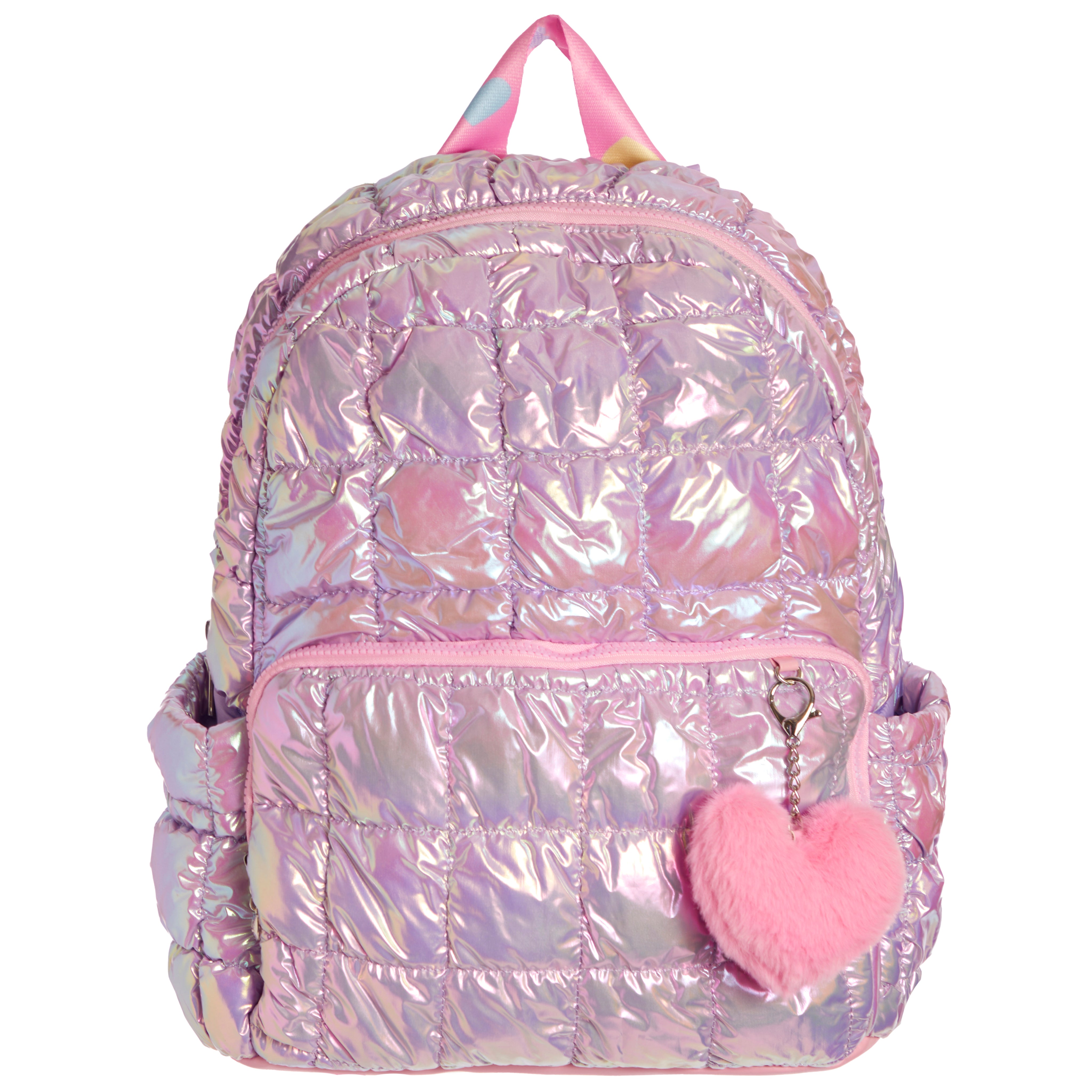 Large Scrunch Metallic Large Backpack - Denny's