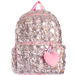 Heart Scrunch Large Backpack w/Heart Charm - Denny's