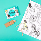 Animals Pocket Poster Coloring Set