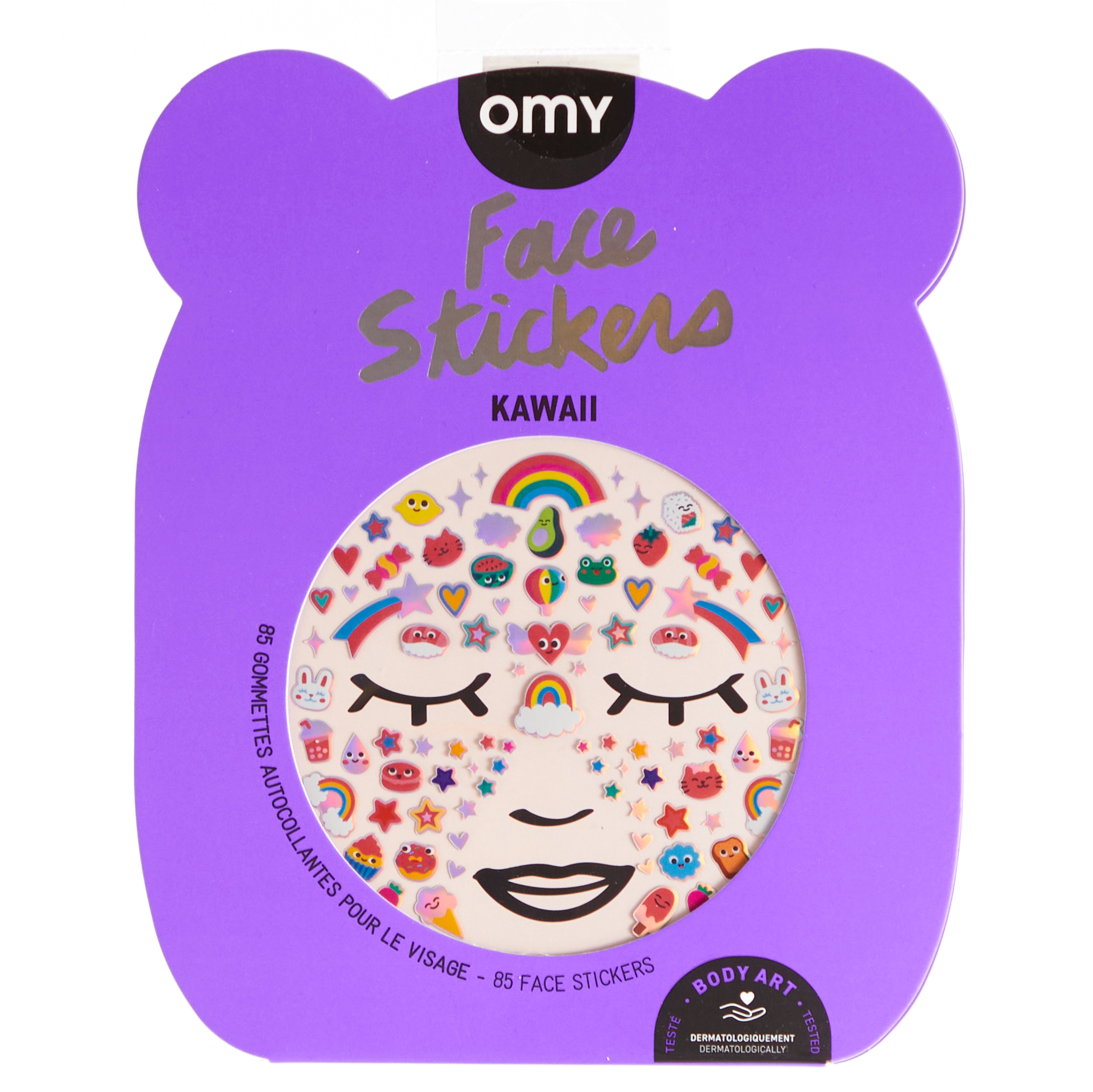 Kawaii Face Stickers