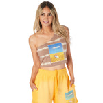 Fools Gold One Shoulder Tank - Denny's