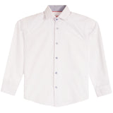 Solid Dress Shirt With Contrast
