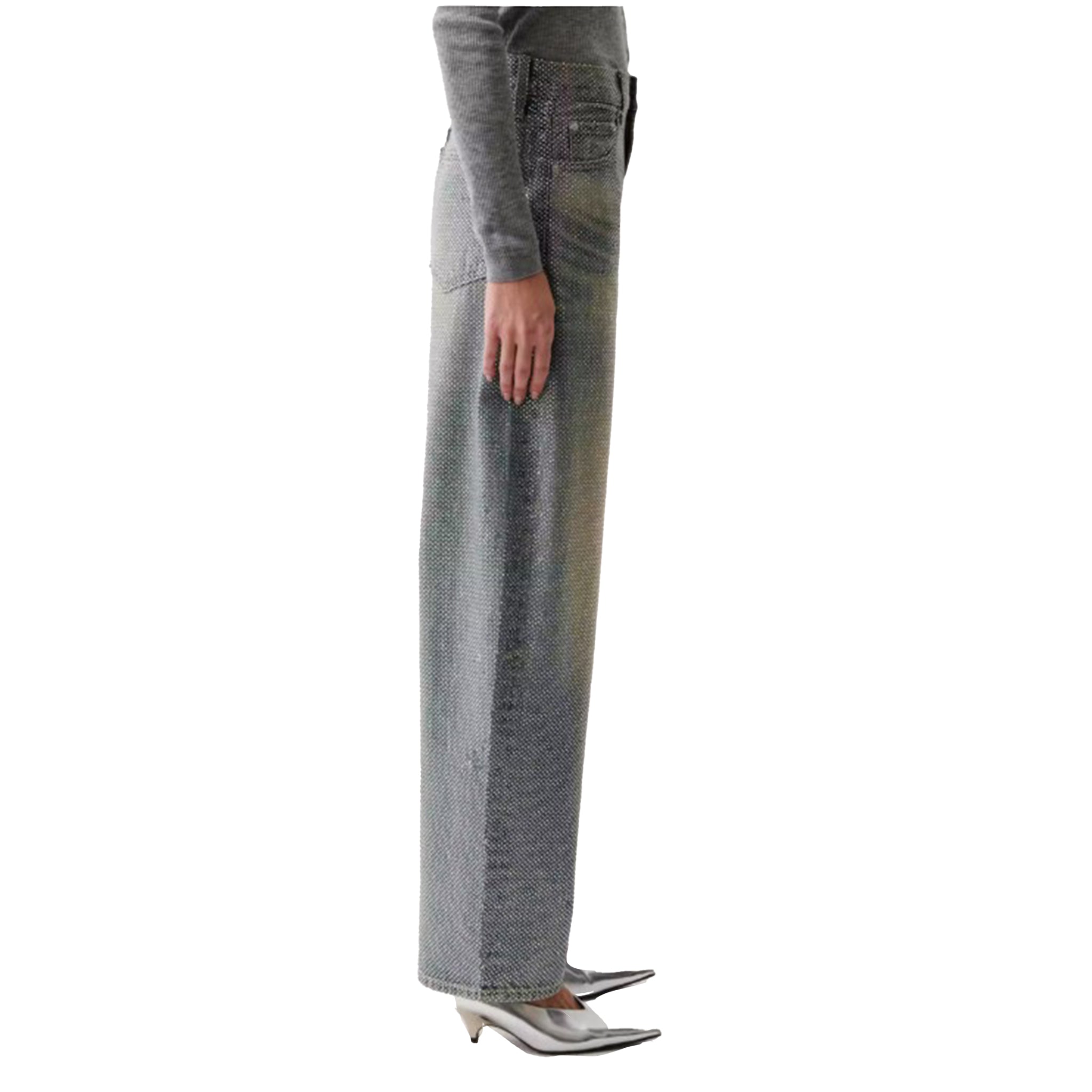 Tall rectangular speaker on a white background