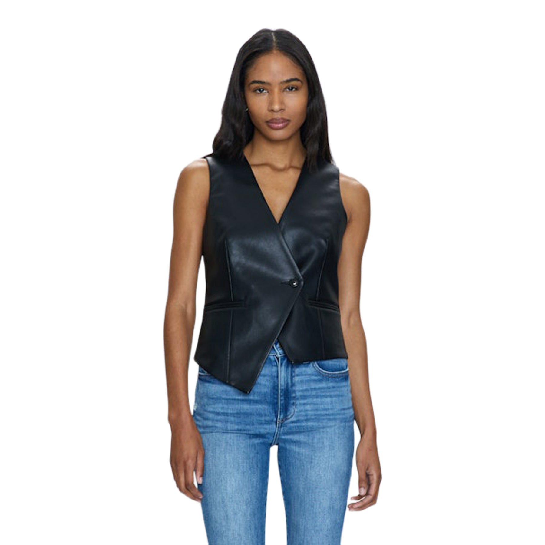 Arabella Pleather Vest - Denny's