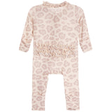 Natural Leopard Footie