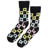 Hearts Warm Plush Sock - Denny's