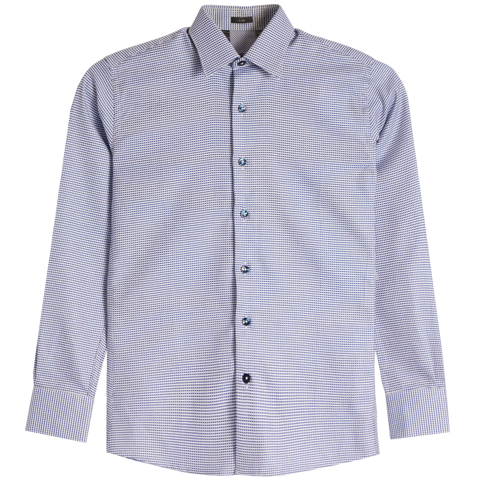 Micro Print Slim Fit Shirt - Denny's