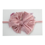 Mini Bow Headband Paris Pink