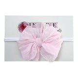 Mini Bow Headband Perfect Pink