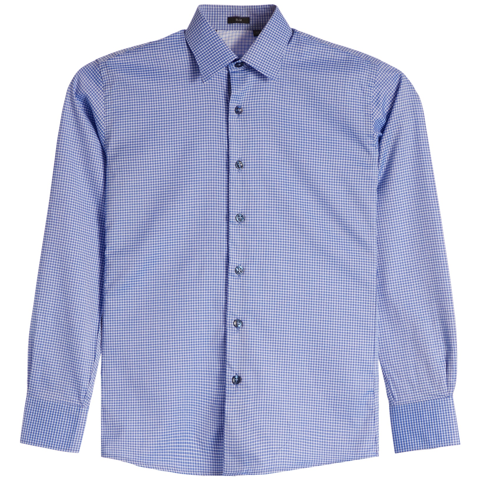 Box Check Slim Fit Shirt - Denny's