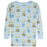 2pc Blue Breakfast PJ Set - Denny's