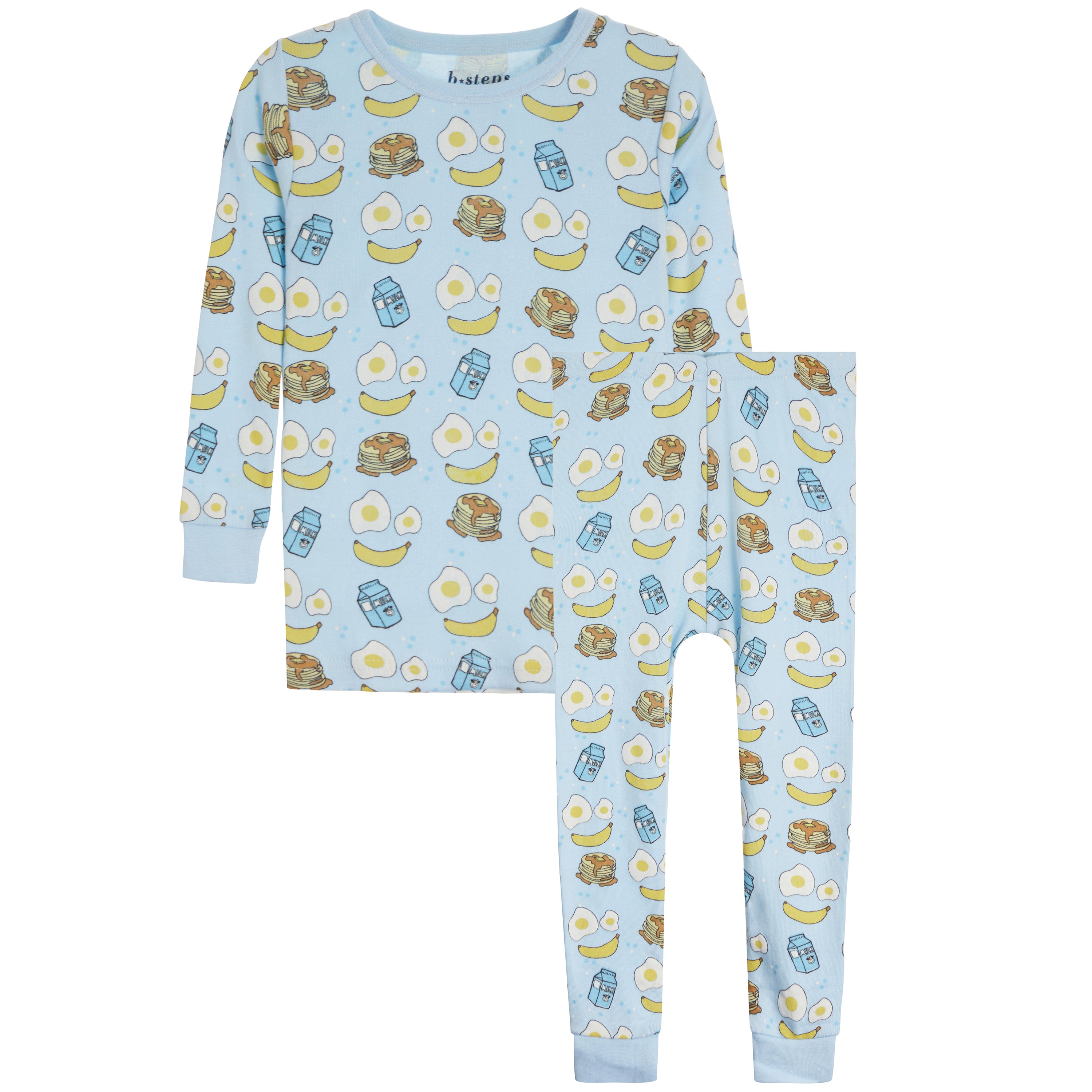 2pc Blue Breakfast PJ Set - Denny's