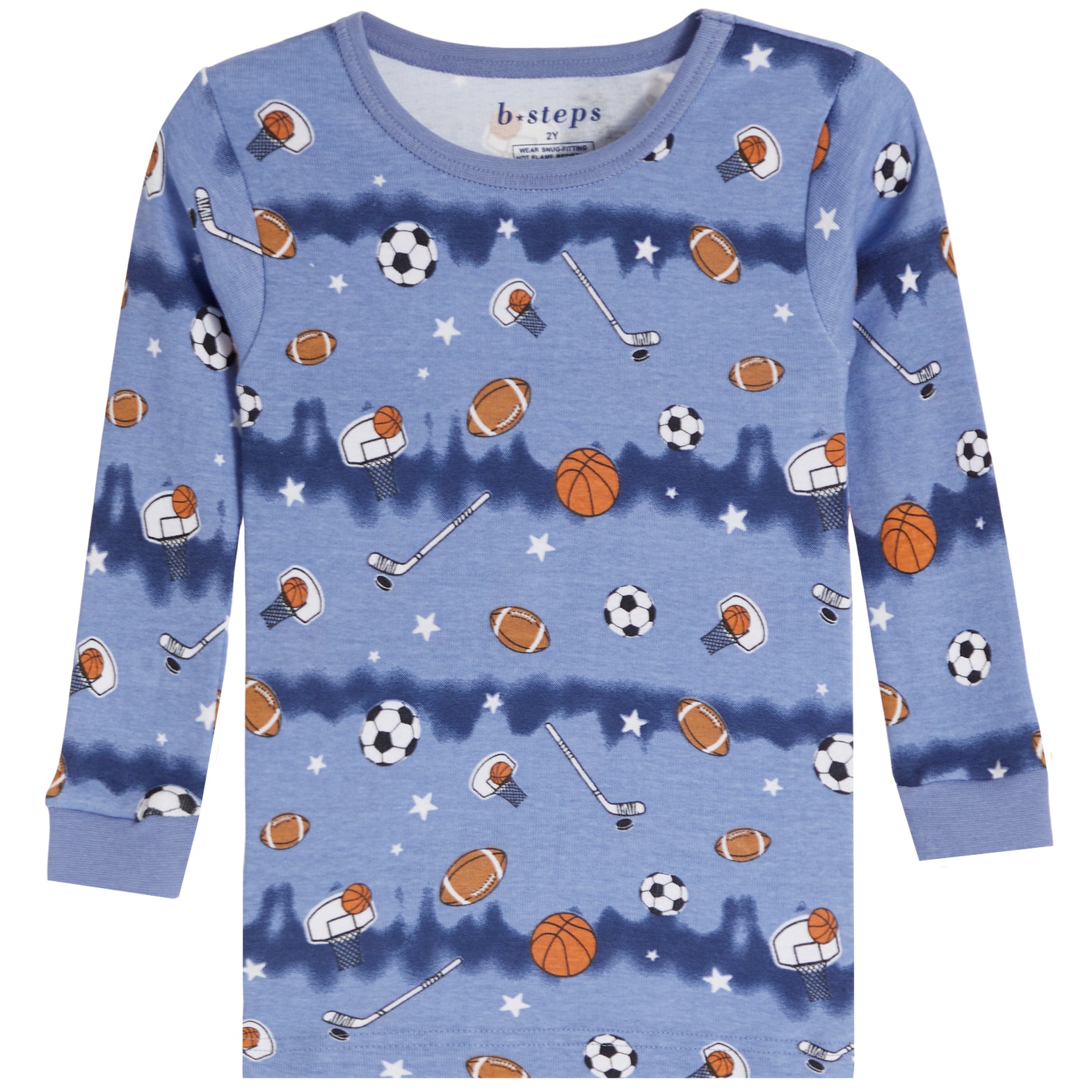 2pc Play Sports Long Sleeve PJ - Denny's