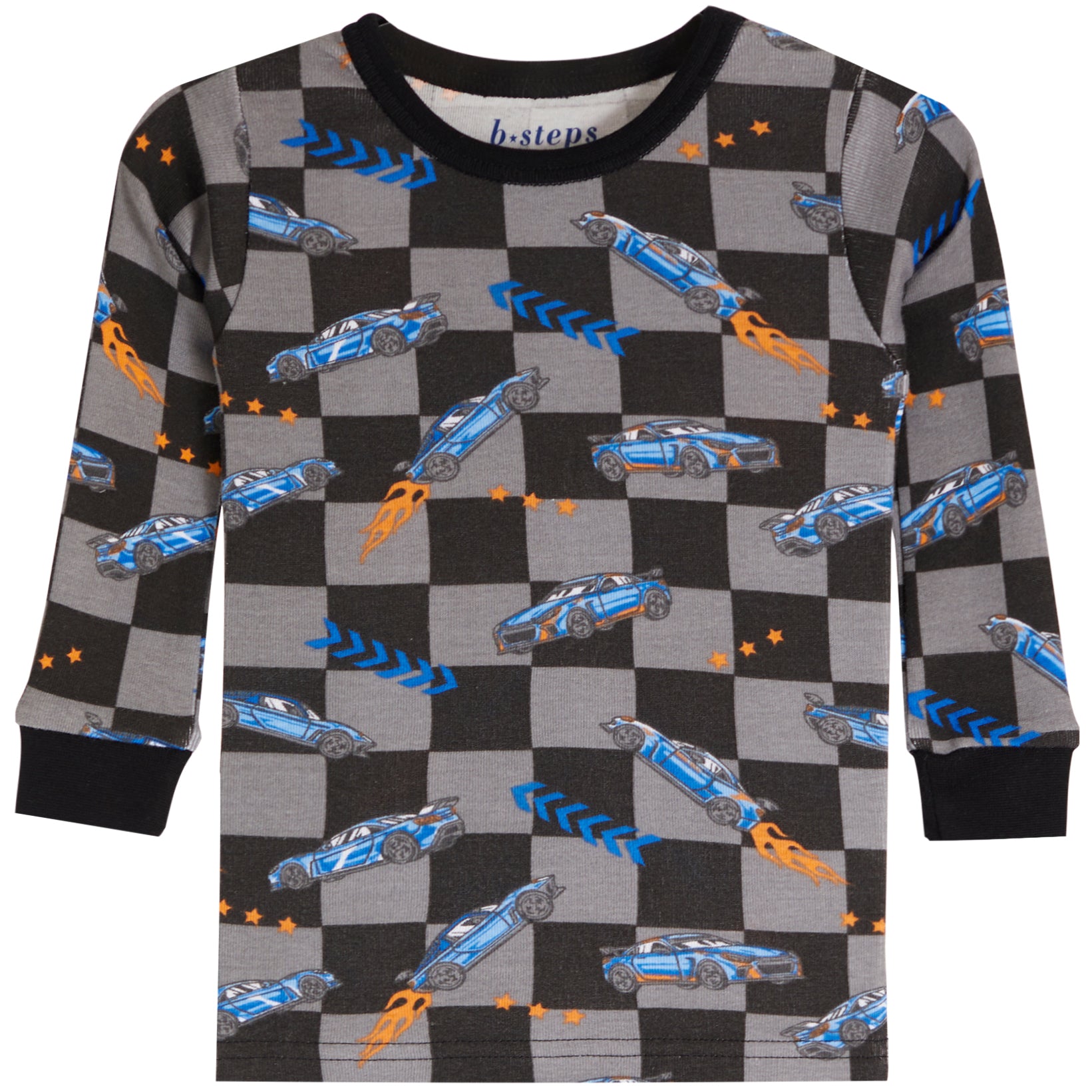 2pc Car Check Long Sleeve PJ - Denny's