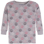 2pc Pink Smiley PJ Set - Denny's