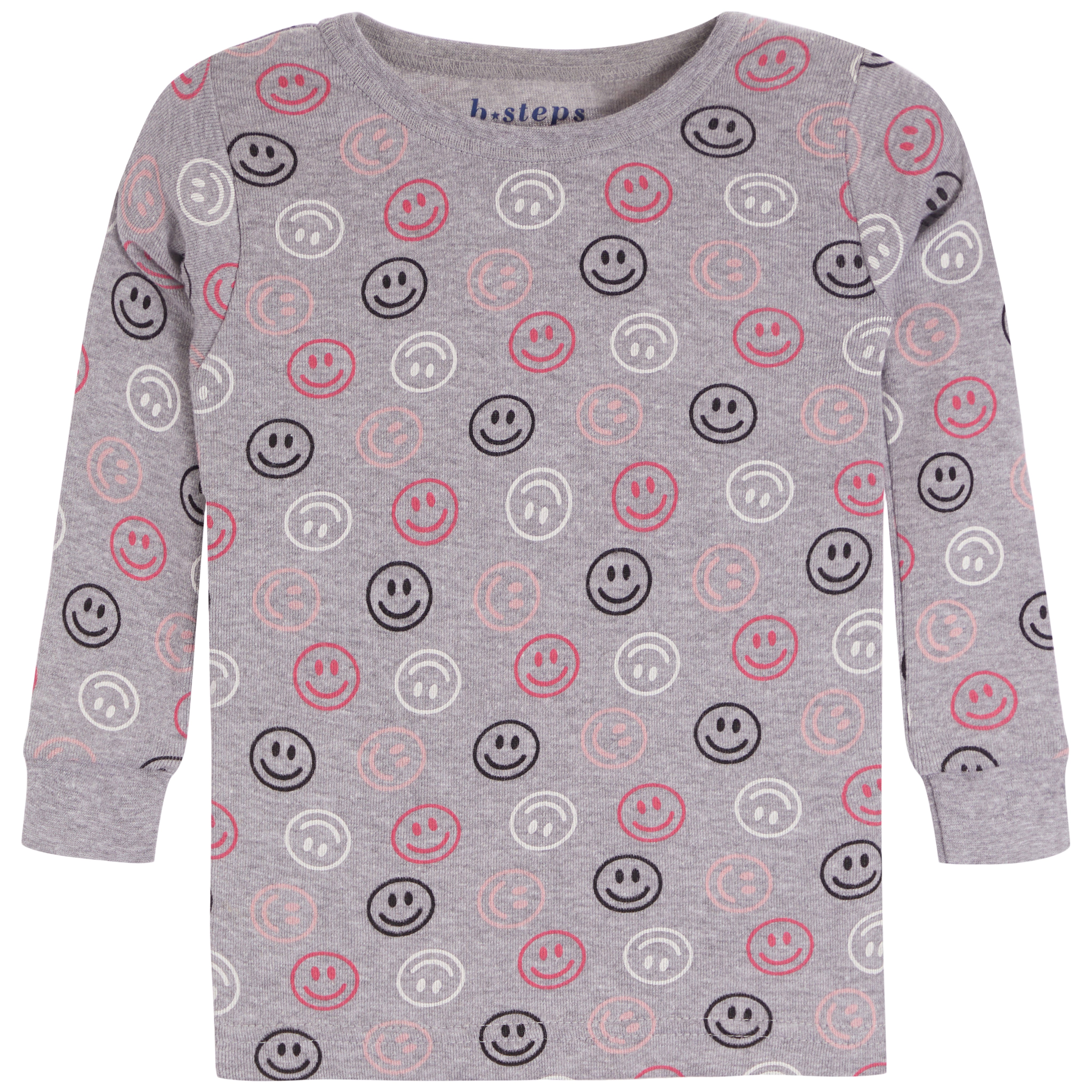 2pc Pink Smiley PJ Set - Denny's