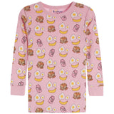 2pc Pink Breakfast PJ Set - Denny's